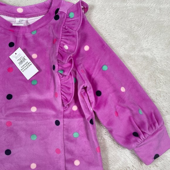 NWT GAP toddler velour tunic shirt purple sz 2T - Picture 4 of 9